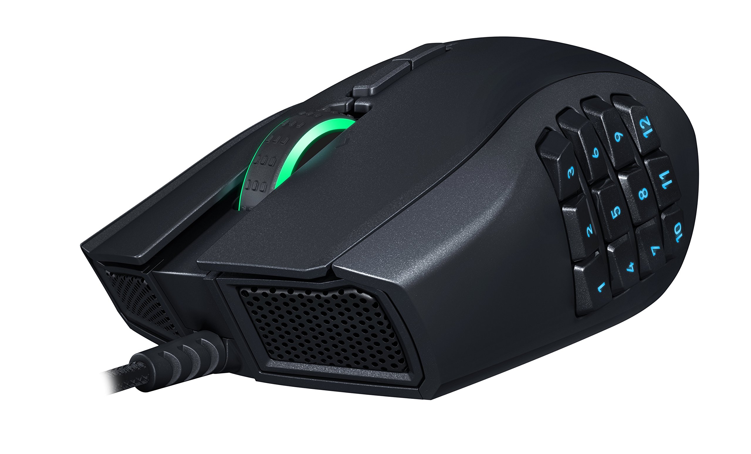 Razer RZ01-01610100-R3U1 Naga Chroma - Ergonomic RGB MMO Gaming Mouse- 12 Programmable Thumb Buttons & 16,000 Adjustible DPI