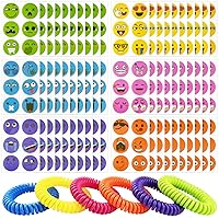 360 Pcs Mosquito Repellent Stickers, Funny Mosquito Patches for Kids Babies Adults with 6 Pack Individually Wrapped Mosquito Repellent Bracelets, DEET Free Mosquito Bands for Indoor Outdoor
