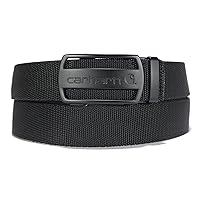 Carhartt Men's Casual Nylon Webbing Belts, Available in Multiple Styles, Colors & Sizes