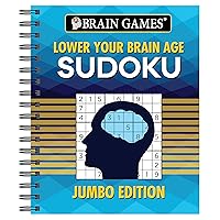 Brain Games - Lower Your Brain Age Sudoku: Jumbo Edition Brain Games - Lower Your Brain Age Sudoku: Jumbo Edition Spiral-bound