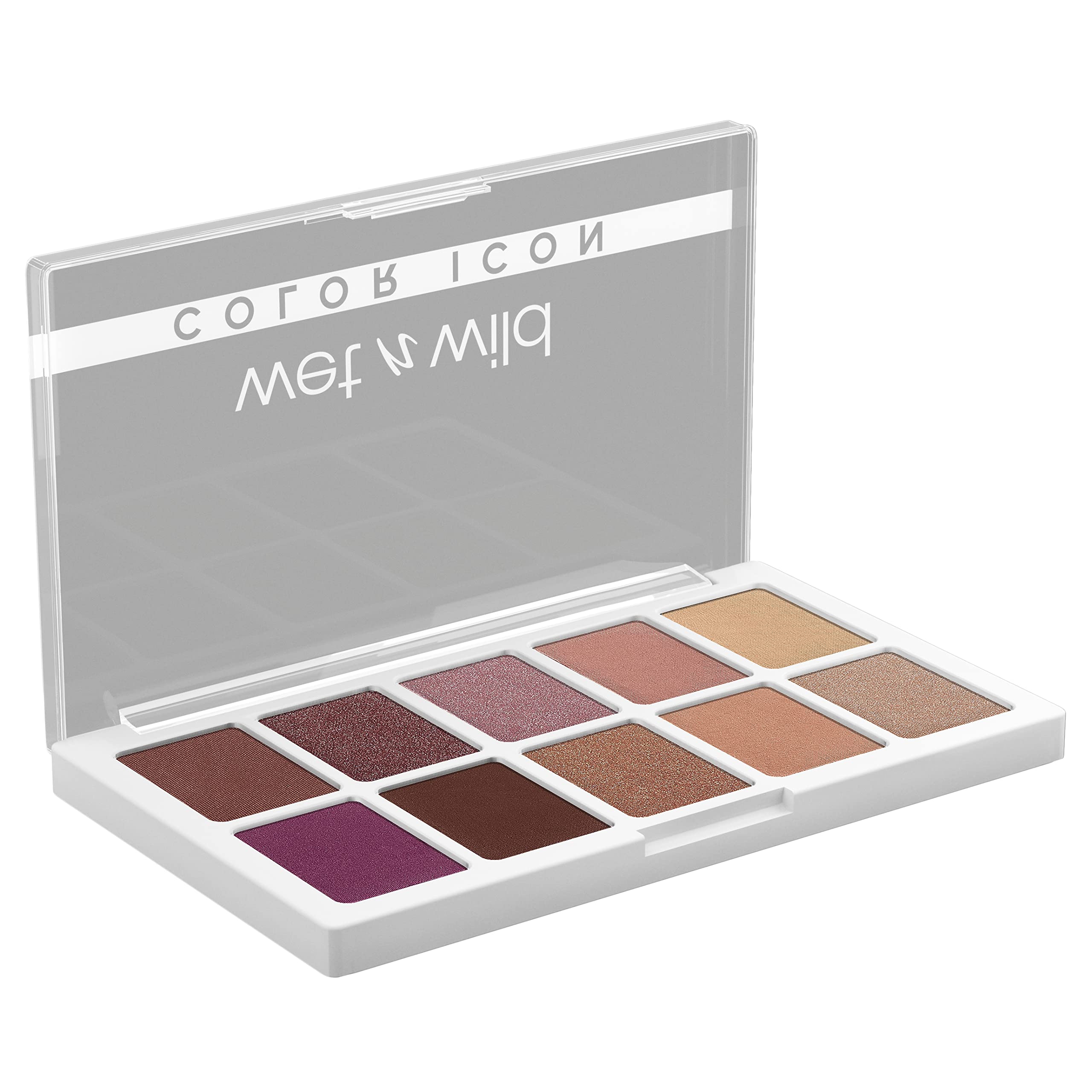 Eyeshadow By Wet n Wild Color Icon 10-Pan Eye Makeup Palette, Pink Heart And Sol, Long Lasting, Shimmer, Metallic, Glittery, Matte, Rich Smooth Pigment, Cruelty Free
