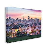 Stupell Industries San Francisco California Sunset Cityscape Architecture, Designed by Dave Gordon Canvas Wall Art, 16 x 20, Multi-Color