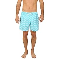 Men's Bimini Quick Dry Printed Short Swim Trunks