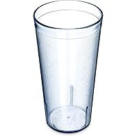 CFS Stackable Plastic Tumbler Cup for Restaurants and Cafeterias, 20 Ounce, Blue