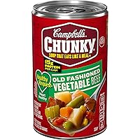 Campbell’s Chunky Healthy Request Soup, Old Fashioned Vegetable Beef Soup, 18.8 Oz Can