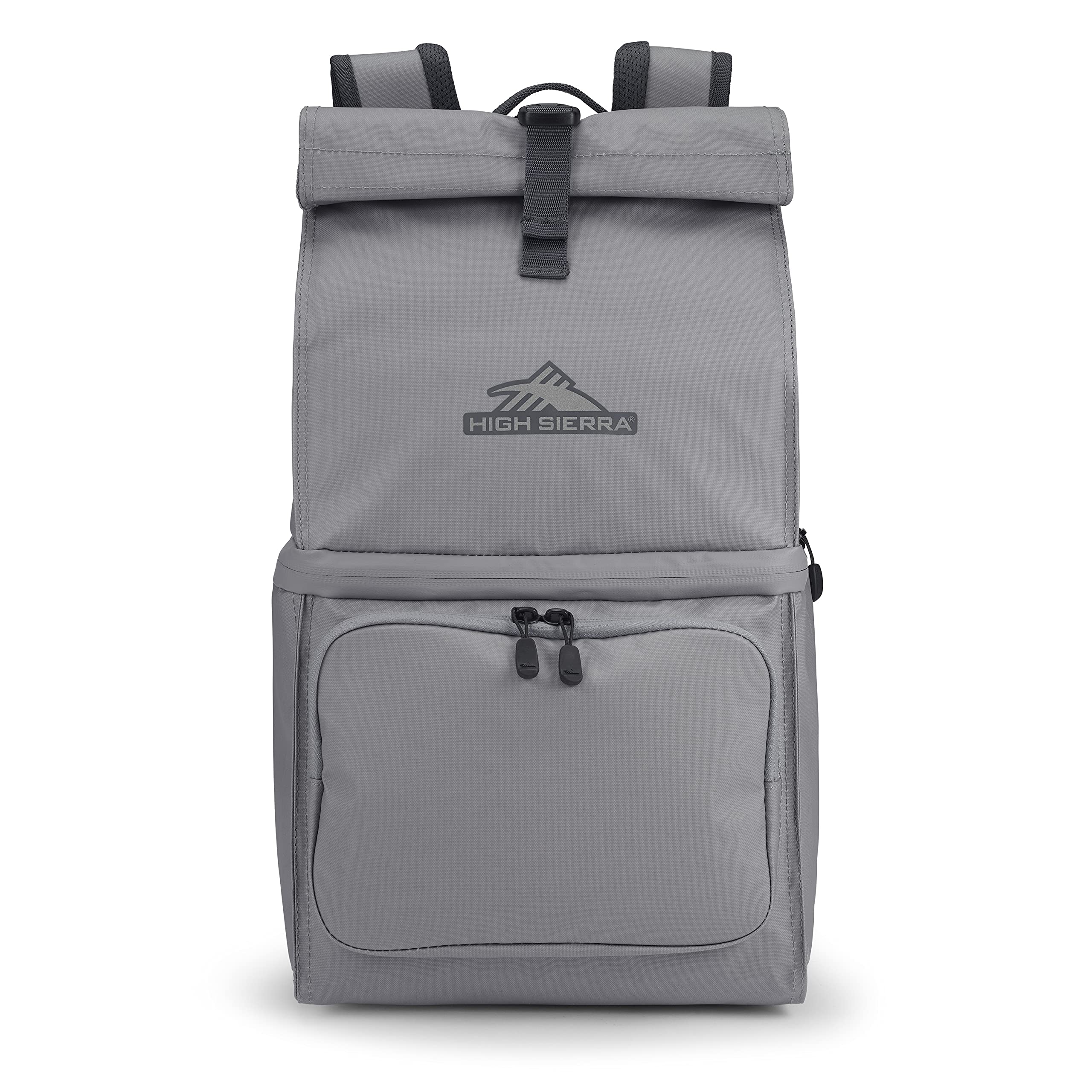 High Sierra Beach N Chill Cooler Backpack, Steel Grey/Mercury, One Size