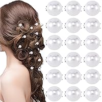 30PCS Mini Pearl Hair Clips for Women, Elegant White Pearl Hair Pins, Cute Hair Barrettes for Girls, Brides for Daily Use Parties Wedding