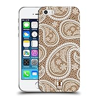 Head Case Designs Paisley Laces and Pearls 2 Soft Gel Case Compatible with Apple iPhone 5 / iPhone 5s / iPhone SE 2016