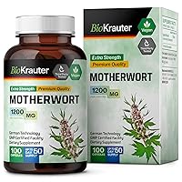 MAUWE HERBS Motherwort Capsules - Organic Motherwort Herb Supplement - Promote Relaxation - Women’s Health Support Pills - Potent Formula 1200 mg - 100 Vegan Capsules