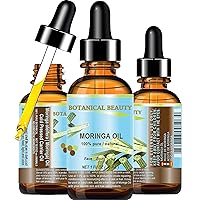 Moringa Oil 100% Pure/Natural/Undiluted Cold Pressed Carrier Oil. 1 Fl.oz.- 30 ml. For Skin, Hair, Lip And Nail Care. 