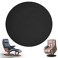 Round Non Slip Recliner Pad for Hardwood Floors, 27.5in Recliner Grippers, Anti Slip Furniture Pad to Keep Recliner from Sliding, Recliner Floor Protectors, Recliner Slide Stoppers to Prevent Sliding
