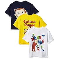 Curious George Boys' Boys Assorted T-Shirt 3-Pack No 1