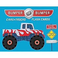 Chronicle Books Bumper-to-Bumper Cars & Trucks Flash Cards (First Words Vehicle Cards for Kids, Transportation Flashcards for Preschoolers & Kindergarteners)
