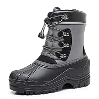 Kids Boys Girls Winter Snow Boots Outdoor Water Resistant Winter Kids Shoes (Little Kid/Big Kid)