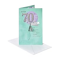 American Greetings 70th Birthday Card (Be Celebrated)