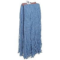 Commercial Premium Cut-End Blend Mop, 24-Ounce Size, 1-Inch Orange Headband, Blue (FGF51800BL00)