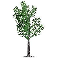 Oasis Supply 12-Piece Branch Tree with Stand for Cake Decorating and Sceneries, 4-Inch