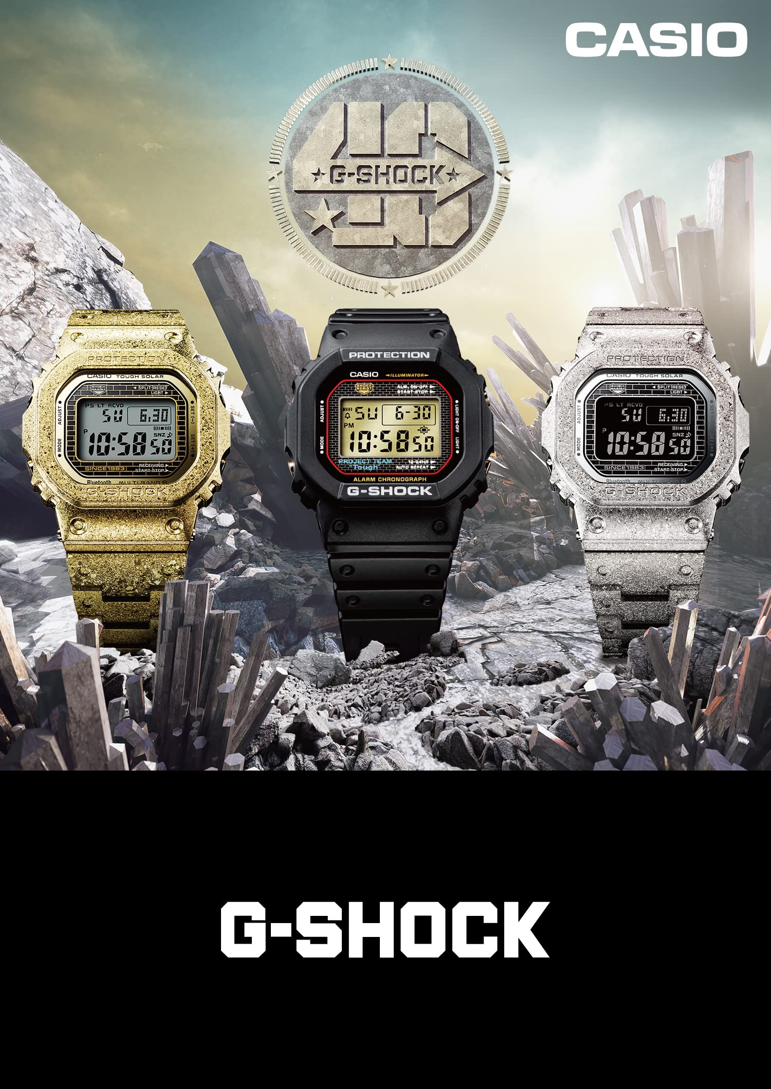 Buy Casio GMW-B5000 Series Wristwatch, Equipped with Bluetooth