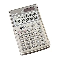 Canon LS-10TEG 10 Digit Handheld Calculator with Tax and Euro Currency Functions - White