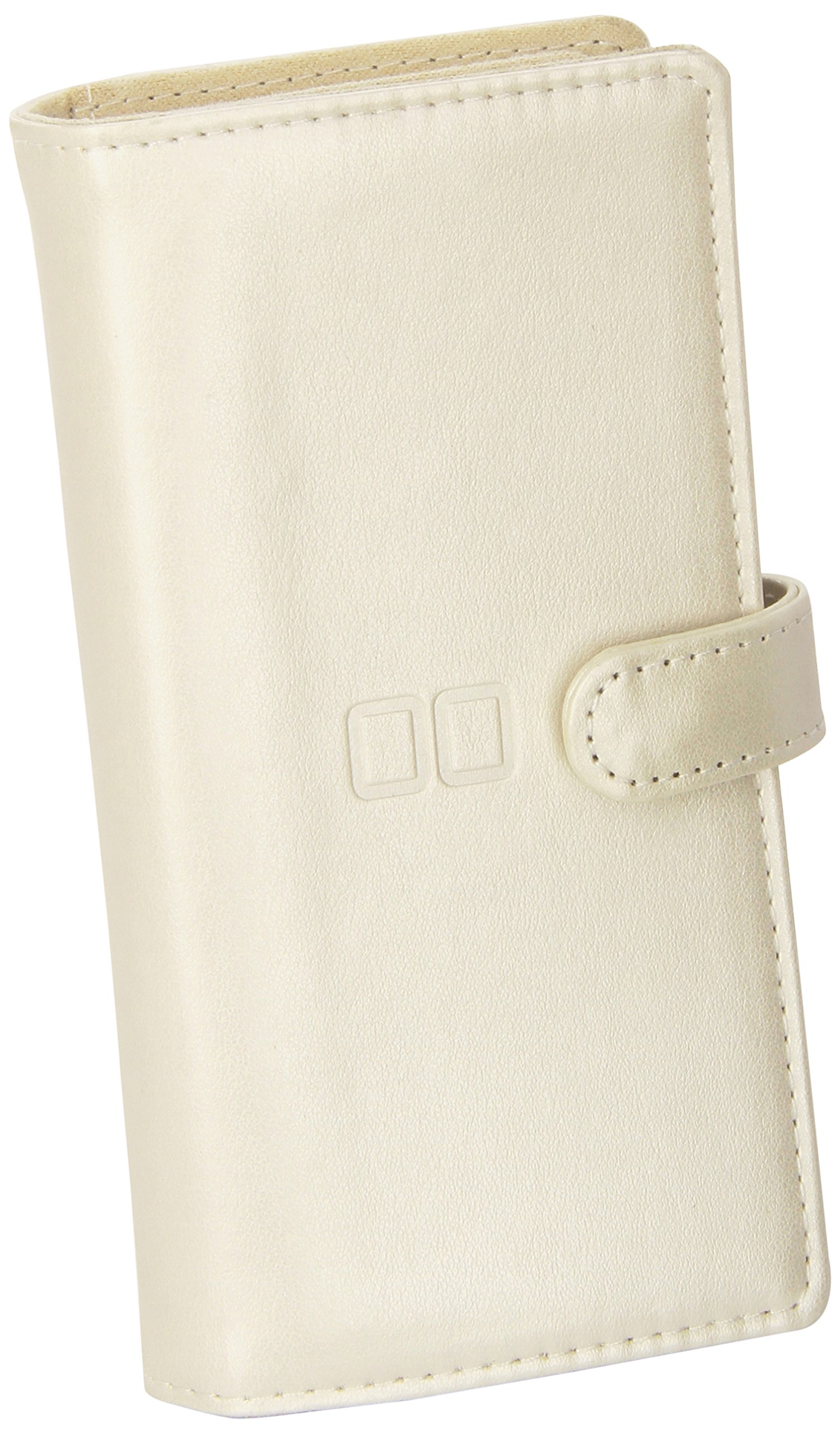 Nintendo DS Game Card Case Leather Type - White