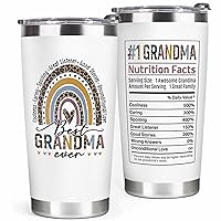 Mothers Day Gifts for Grandma Grandkids - Great Grandma Gifts - Grandma Birthday Gifts, Gifts for Grandma Birthday, Birthday Gifts for Grandma, Best Grandma Gifts - Best Grandma Tumbler 20Oz