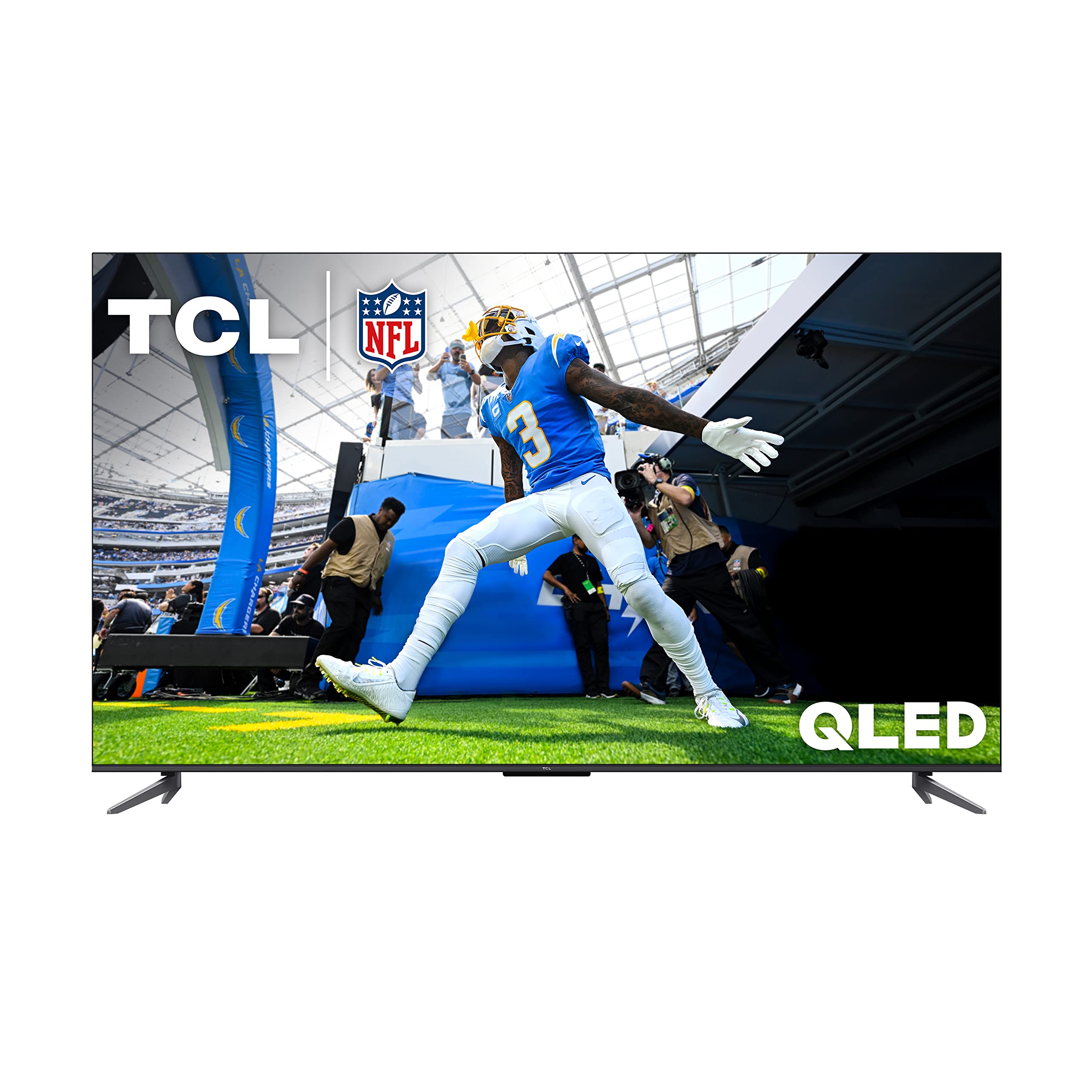 TCL 55-Inch Q6 QLED 4K Smart TV with Google TV (55Q650G, 2023 Model) Dolby Vision, Dolby Atmos, HDR Pro+, Game Accelerator Enhanced Gaming, Voice Remote, Works with Alexa, Streaming UHD Television