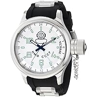 Invicta Men's 7239 Signature GMT White Dial Black Polyurethane Watch
