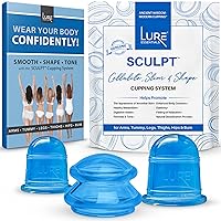 Sculpt Cupping Set for Cellulite, Lymphatic Drainage Anti Cellulite Cup and Cellulite Massager