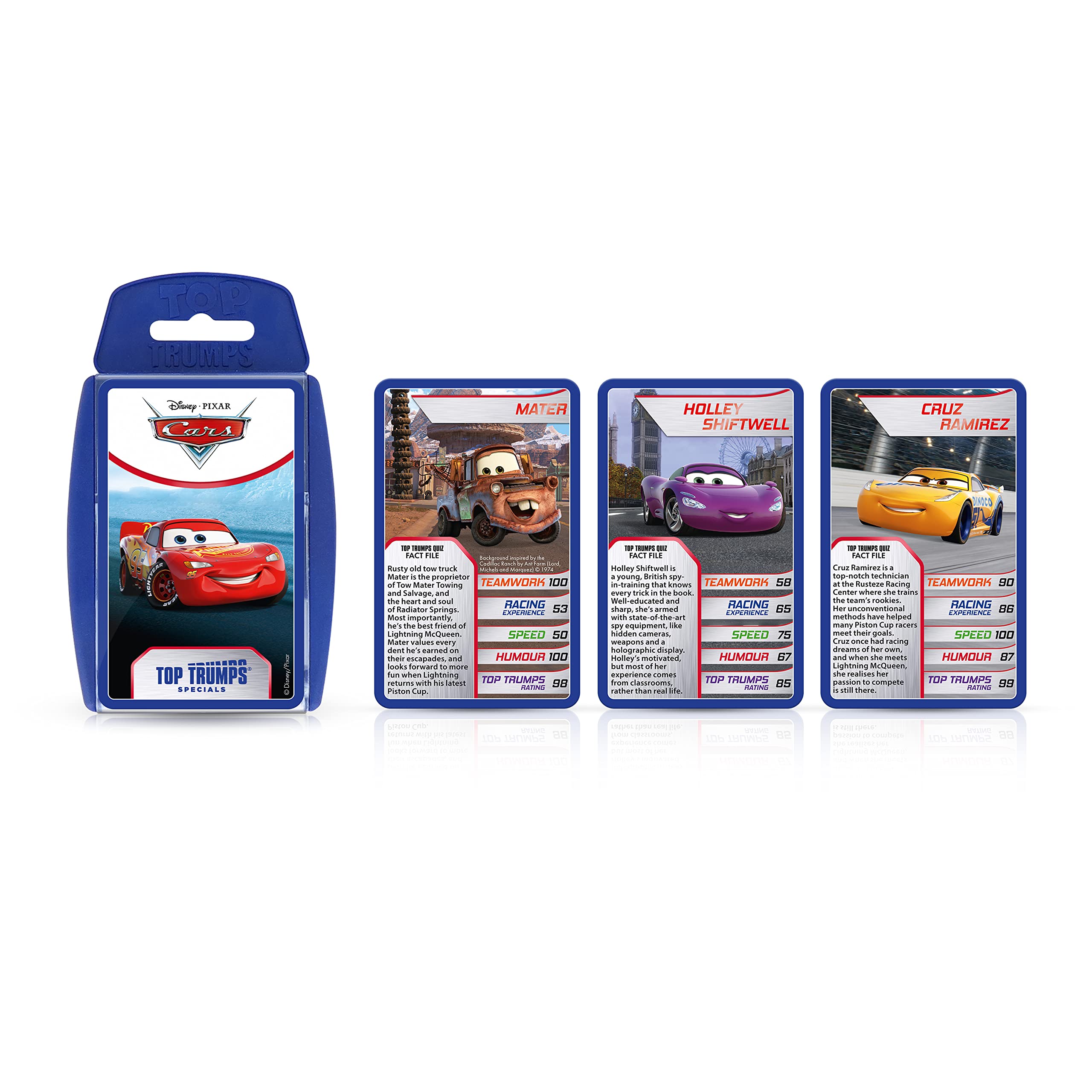 Top Trumps Cars Pixar Entertaining Game Exploring Cars Characters Like Lightning McQueen, Mater, and More|Fun Family Game for Ages 6 & up