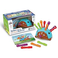Learning Resources Spike The Fine Motor Hedgehog First Words -Ages 18+ Months,15 Pieces, Toddler Learning Toys, Fine Motor Fun for Kids, Preschool Toys