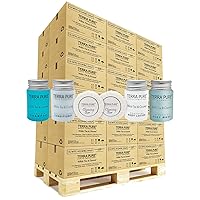 Terra Pure White Tea & Coconut Bulk Set Hotel Toiletries | All-In-Kit | Travel Size Shampoo, Conditioner, Body Lotion, Body Wash, and 2 Cleansing Bars | Half Pallet 24 cases with 7,200 Total Pieces