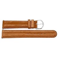 20mm Brown Distressed Leather Band Fits Timex Expedition Camper Watches