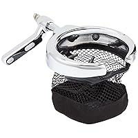 Kuryakyn 1462 Motorcycle Handlebar Accessory: Universal Drink/Cup Holder with Mesh Basket for Clutch/Brake Perch Mount, Chrome