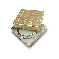 6 Pack Magnetic Gift Boxes with Lids, 9.5 x 7 x 4 Inches for Birthday,  Wedding, Groomsman and Bridesmaid Proposal Box (Gold)