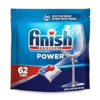 Finish Power - 62ct - Dishwasher Detergent - Powerball - Dishwashing Tablets - Dish Tabs