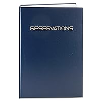 BookFactory Restaurant Reservations Book, 365 Day Table/Dinner Reservations, 408 Pages, 8 7/8