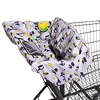 J.L. Childress DC Comics Batman Shopping Cart & High Chair Cover for Baby to Toddler