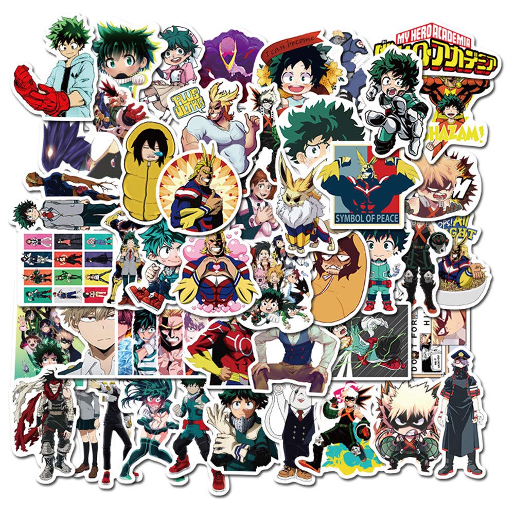 Mua Laoji 250PCS Anime Stickers, Each 50PCS Stickers of Dragon Ball Z, My  Hero Academia,Naruto, ONE Piece and Demon Slayer for  Laptop,Phone,Luggage,Water Bottle trên Amazon Anh chính hãng 2023 |  Giaonhan247