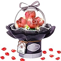 Rose Flowers Building Set, 305Pcs Office Home Flowers Decor Building Kits, Botanical Collection Building Toys, Best Gifts for Kids Adults Girls Women Halloween