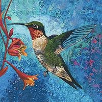 Hummingbird Beverage Napkins - 40 Count | Spiritual Visitor Design by Kathy Morrow