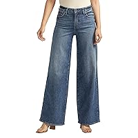 Silver Jeans Co. Women's Isbister High Rise Wide Leg Jeans