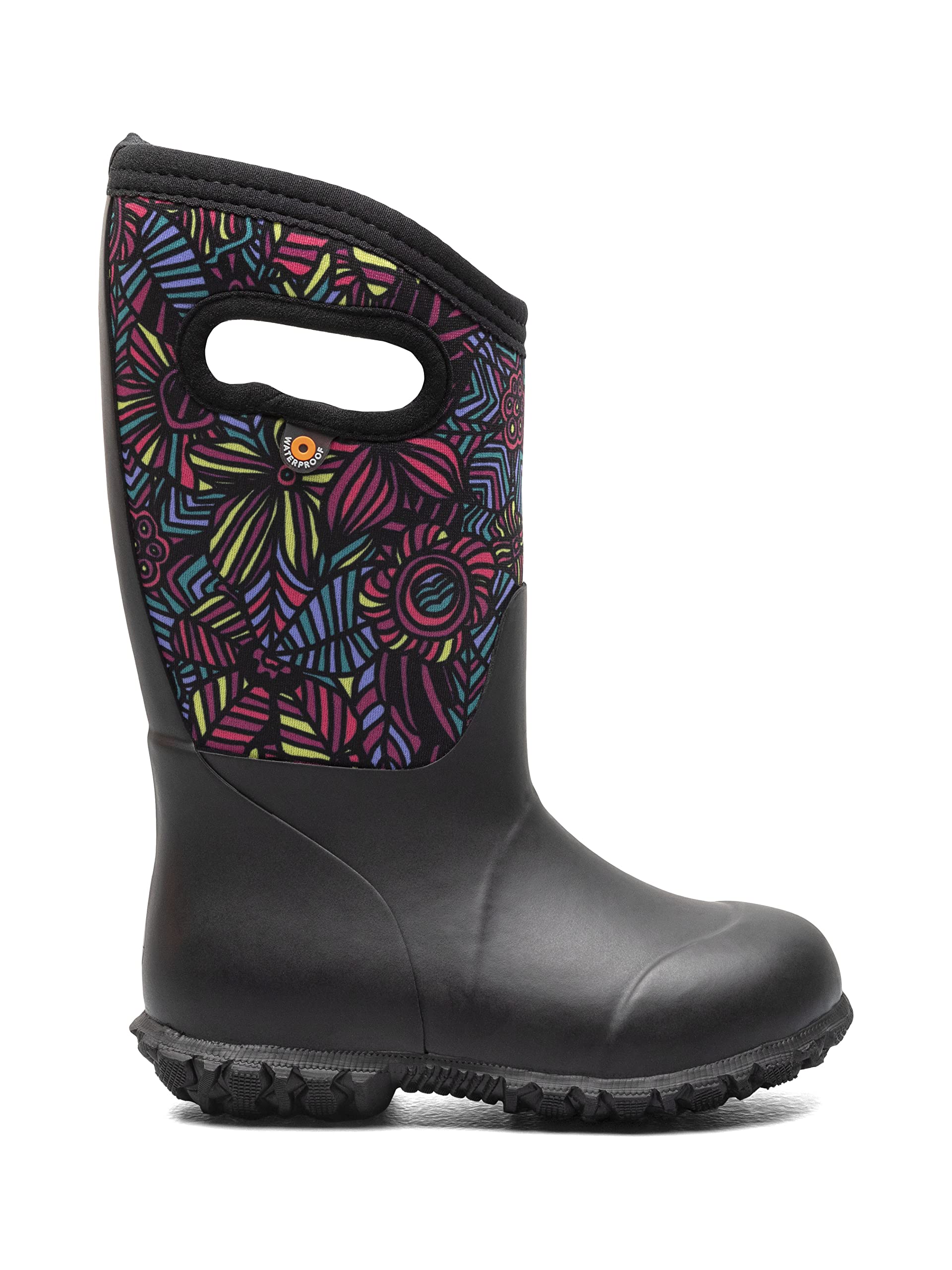 BOGS Unisex-Child Kids York Boys and Girls Waterproof Insulated Rubber and Neoprene Winter Rain Boot