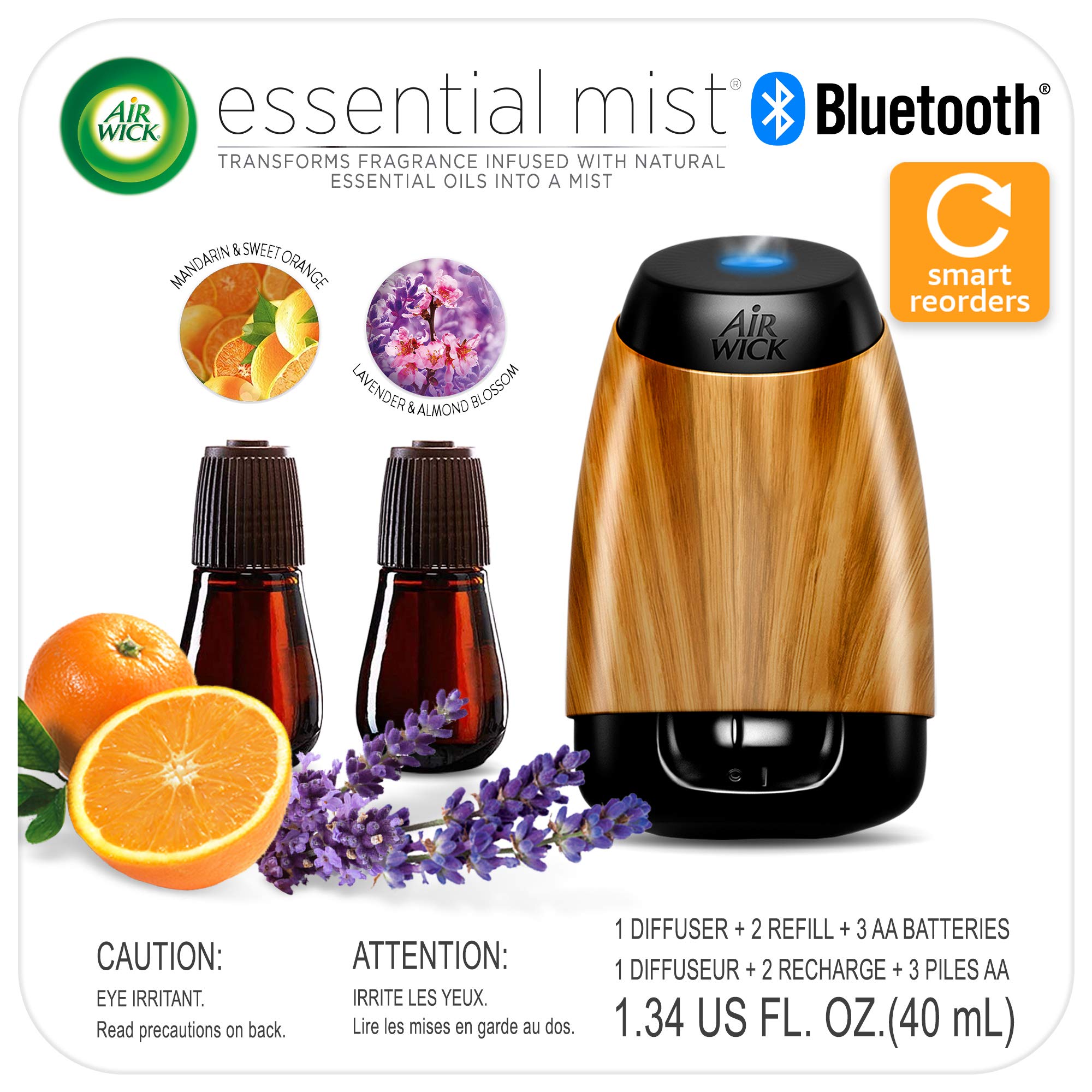 Air Wick Essential Mist Refill, 1 Count, Unwind, Essential Oils Diffuser, Air  Freshener, Aromatherapy 