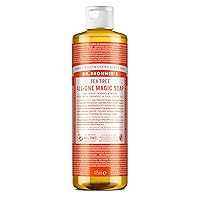 Dr. Bronner's Pure-Castile Liquid Soap with Tea Tree Scent with More than 18 Plus Uses (32-Ounces)