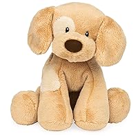 GUND Baby Spunky Barking Puppy Stuffed Animal Sound Toy, Animated Plush Sensory Toy with Sounds, for Babies and Newborns, Brown, 8”