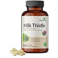 Futurebiotics Milk Thistle Silymarin Marianum & Dandelion Root Liver Health Support, Antioxidant Support, Detox, 150 Capsules