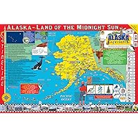 Publishing Group 22 x 34 Inches The Alaska Experience Poster/Map (9780793397617)