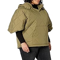 The Drop Women's Noelle Quilted Anorak Cape