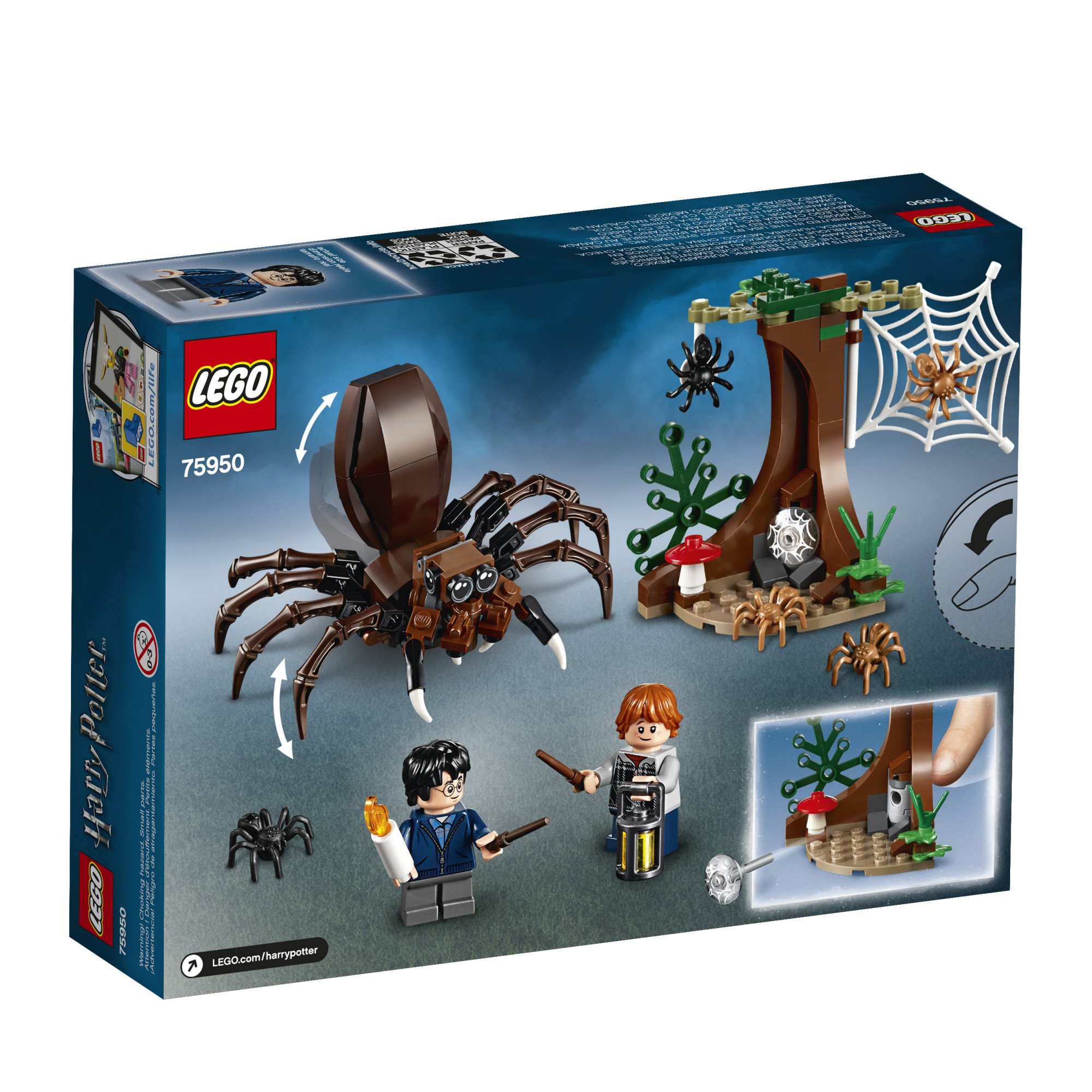 LEGO Harry Potter and The Chamber of Secrets Aragog's Lair 75950 Building Kit (157 Pieces) (Discontinued by Manufacturer)