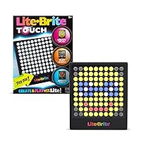 Lite-Brite Touch - Create, Play and Animate - Light Up Portable Stem Sensory Learning Toy, Creative Art Stem Toy for Girls, Boys, Unisex, Toddler, Holiday, Birthday, Gift, Ages 6+